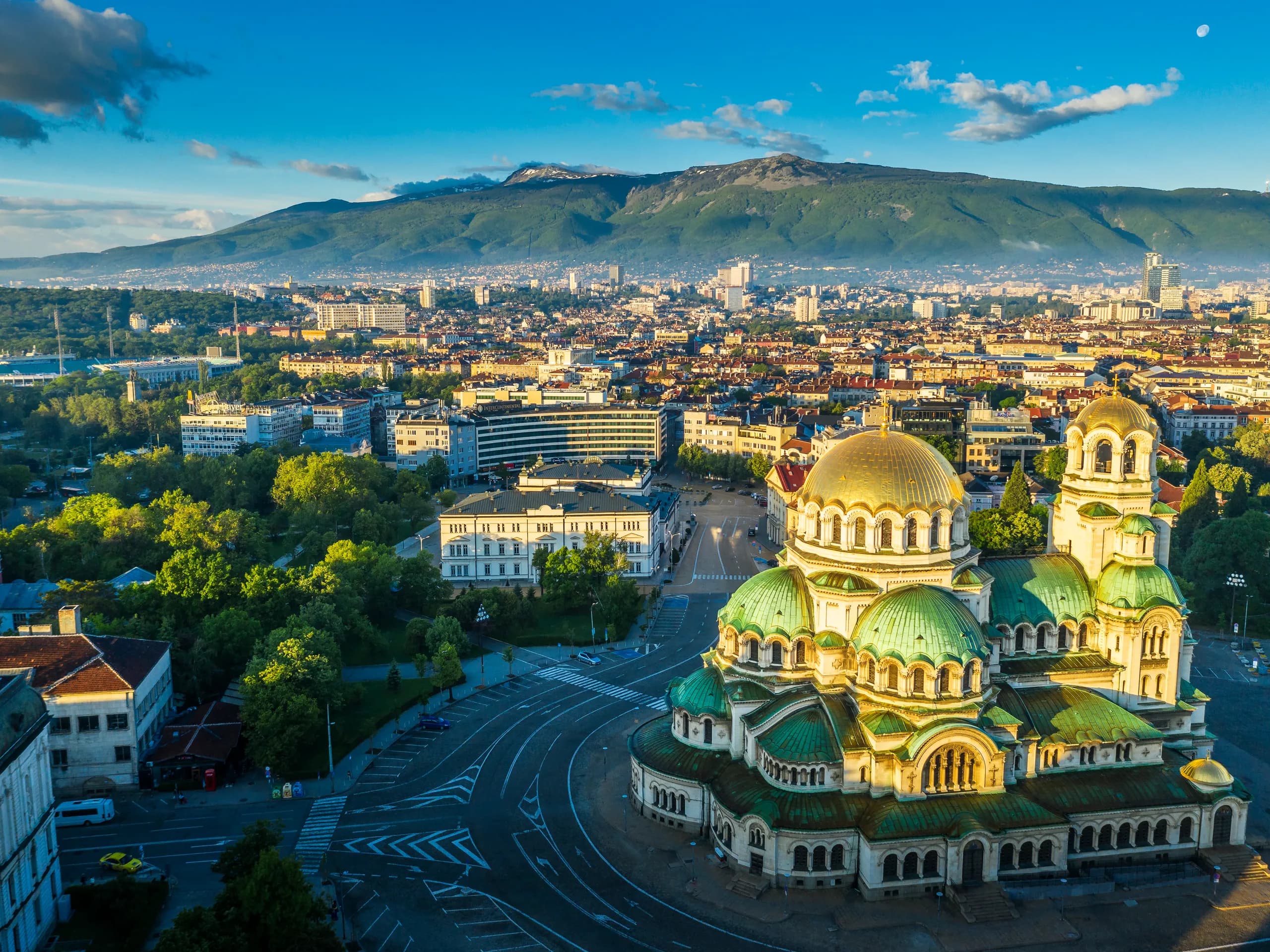 Sofia, vue sur la cathédrale Alexandre-Nevski